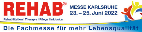 REHAB – 21. Europäische Fachmesse für Rehabilitation, Therapie, Pflege und Inklusion.