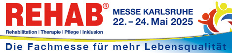 REHAB – 21. Europäische Fachmesse für Rehabilitation, Therapie, Pflege und Inklusion.