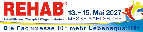 REHAB – 21. Europäische Fachmesse für Rehabilitation, Therapie, Pflege und Inklusion.